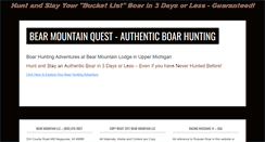 Desktop Screenshot of bearmountainquest.com